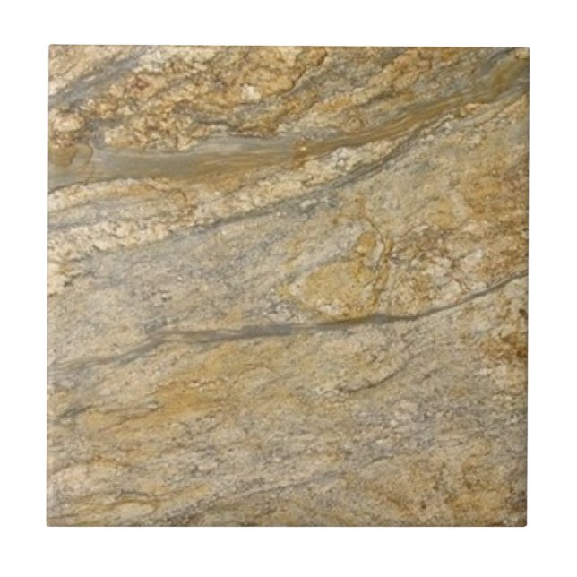 2nd of 3 Repro Peach & Gray Faux Granite Tile (Front)