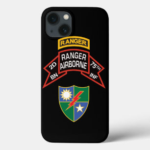 2nd Ranger BN, 75th INF old-style scroll with tab iPhone 13 Case