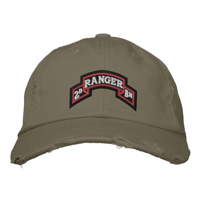 2nd Ranger Bn Embroidered Hat (Front)