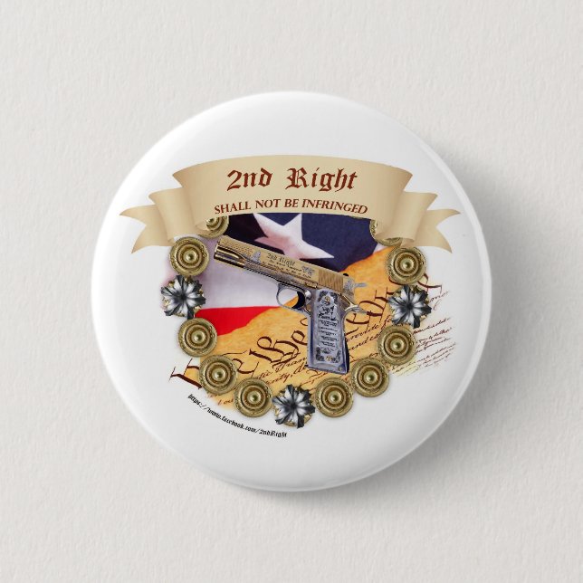 2nd right protest 2 inch round button (Front)