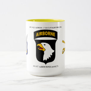2ND SQUADRON 17TH CAVALRY(RECON) 101ST AIRBORNE Two-Tone COFFEE MUG