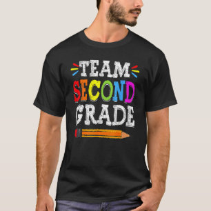 2nd Teacher Team Second Grade Squad Back To School T-Shirt