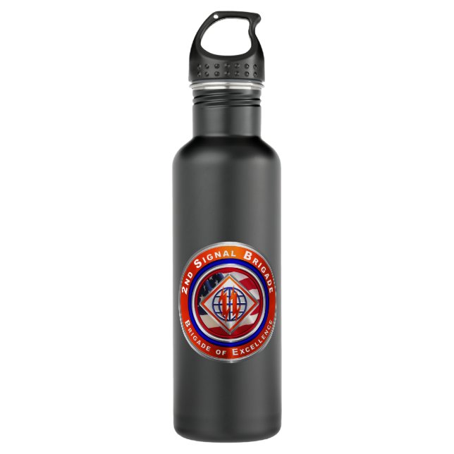 2nd Theatre Signal Brigade   710 Ml Water Bottle (Front)