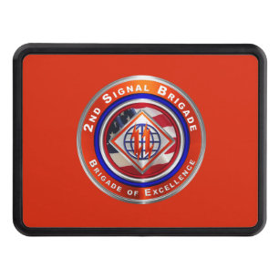 2nd Theatre Signal Brigade Trailer Hitch Cover
