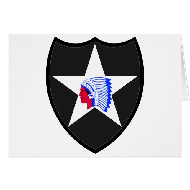 2nd U.S. Infantry Division Indianhead (Front Horizontal)