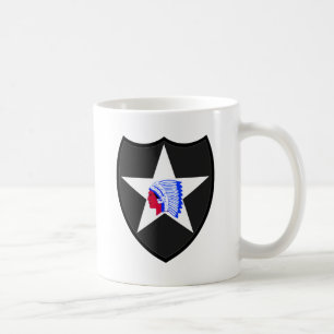 2nd U.S. Infantry Division Indianhead Coffee Mug