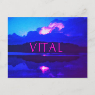 2Nouvelle carte postale Feu de chaleur VITAL