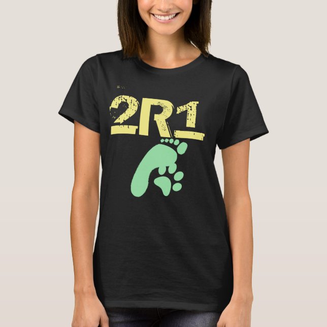 2R1 (2 species 1 Thought) Original Design T-Shirt (Front)