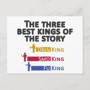 2The three best kings of the story Postcard