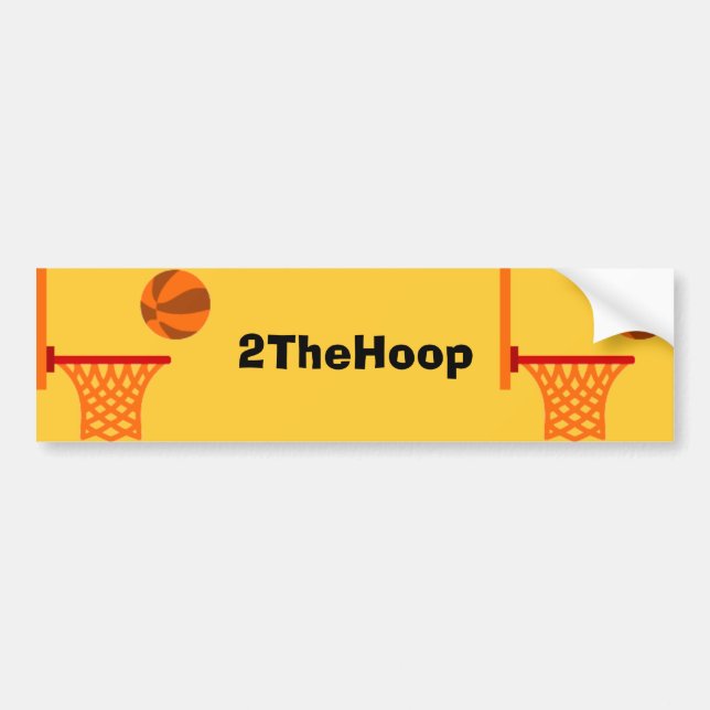 2TheHoop Bumper Sticker (Front)