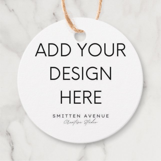 2x2" Circle Tag Printing (Front)