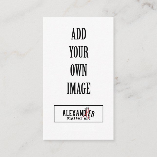 2x3.5" Carte verticale plate pour nom de place/nou (Devant)