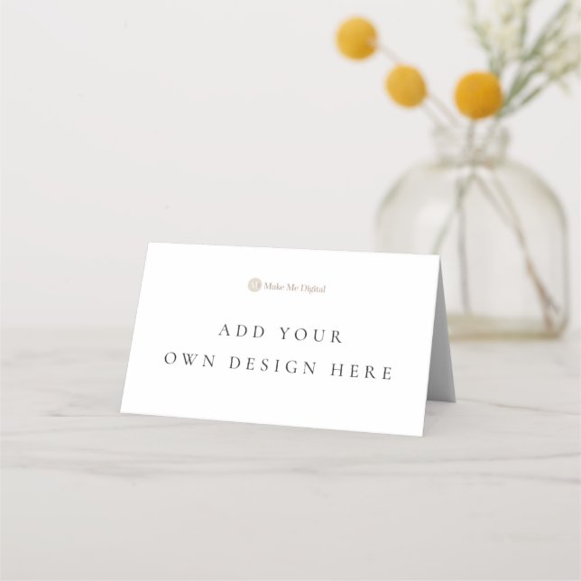 2x3.5 inch Tented Place card (Front)