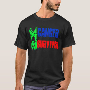 2X Cancer Survivor - Customizable T - Dark T-Shirt