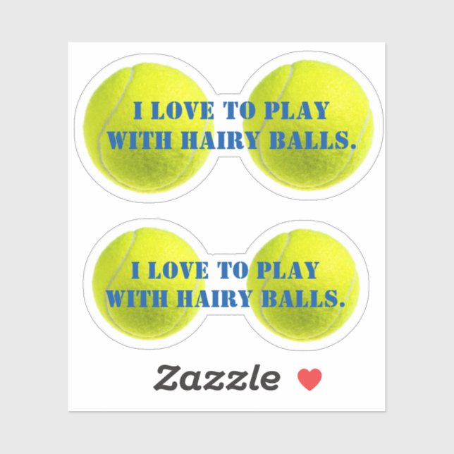 2x Customizable Tennis Ballsy Banter (Sheet)
