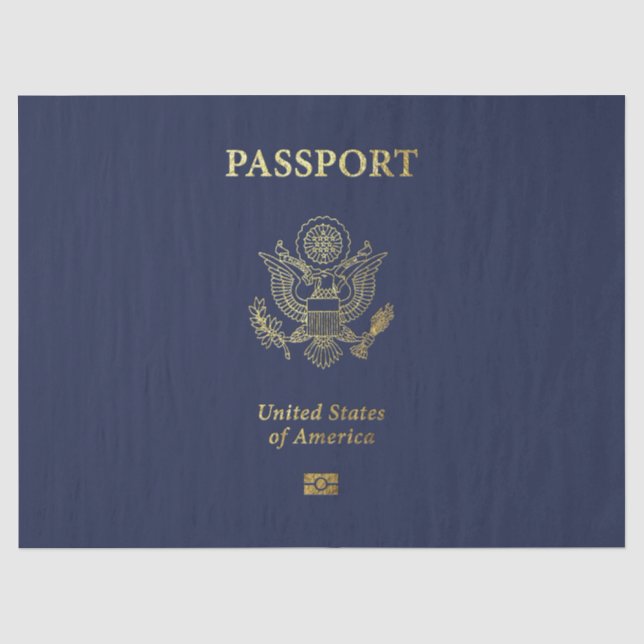 [300] American Passport Cover Tissue Paper (Front)