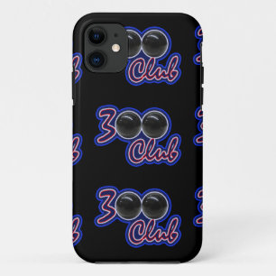 300 CLUB - PERFECT GAME IN BOWLING (BLUE) iPhone 11 CASE