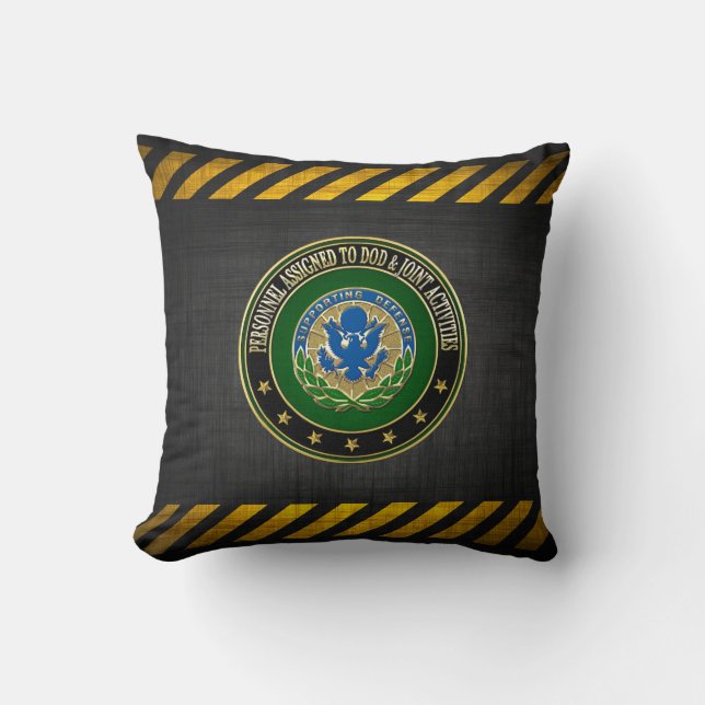 [300] DOD & Joint Activities DUI Special Edition Throw Pillow (Front)