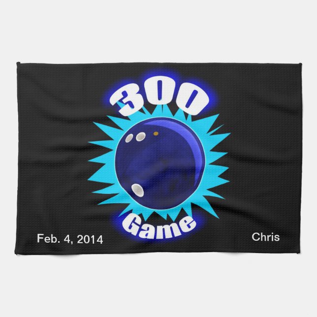 300 Game Blues Kitchen Towel (Horizontal)