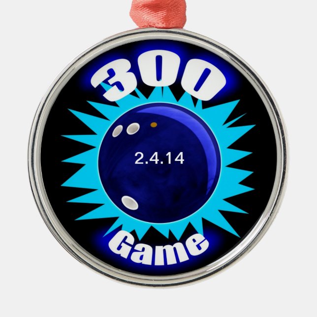 300 Game Blues Metal Ornament (Front)