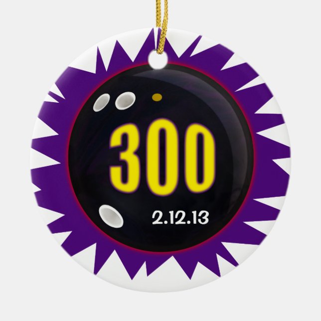 300 Game Ceramic Ornament (Front)