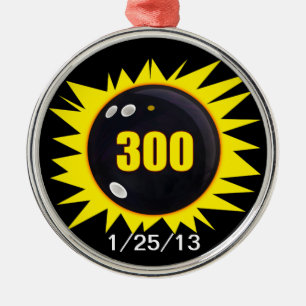 300 Perfect Game Metal Ornament