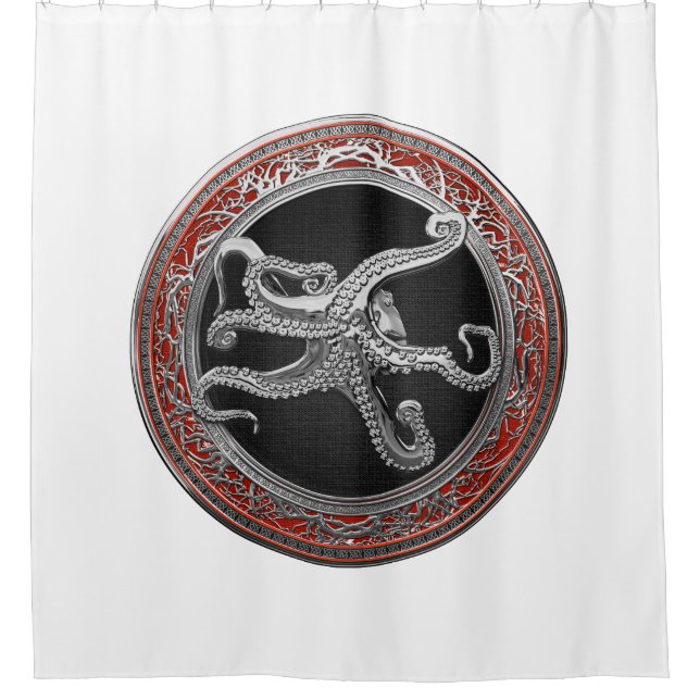[300] Sacred Silver Octopus in Defensive Posture (Front)
