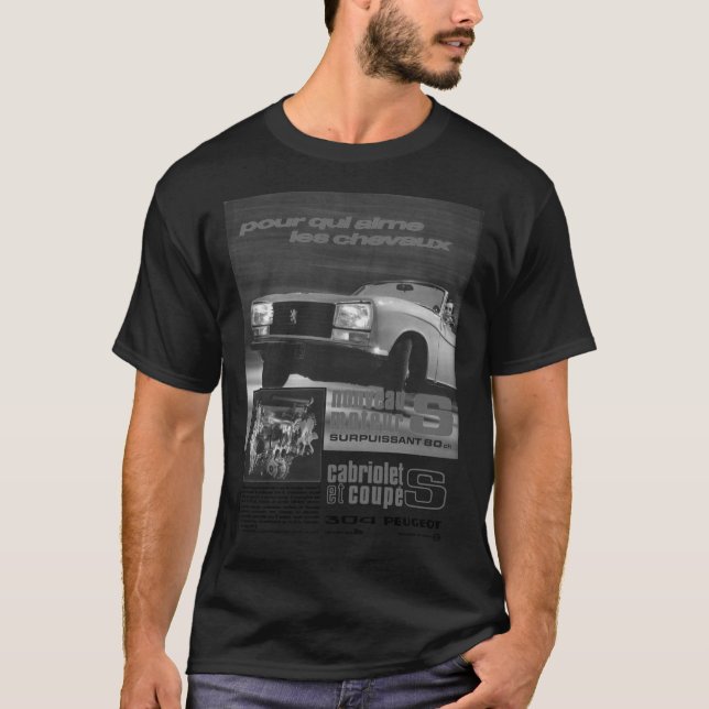 304 CABRIOLET - T-shirt classique de l'ADVERT (Devant)