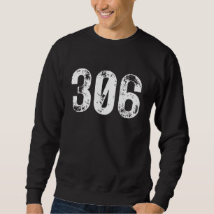306 Area Code Saskatchewan Mobile Telephone Area C Sweatshirt