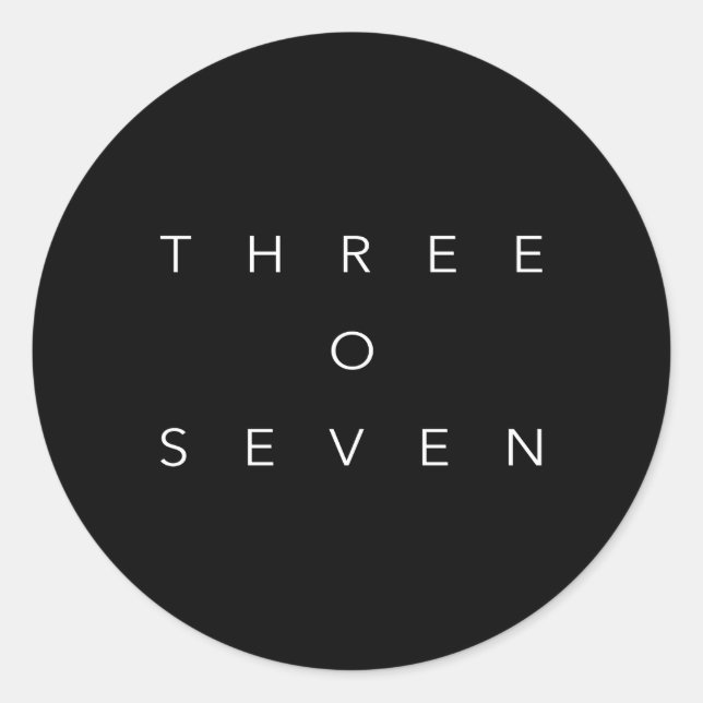 307 Area Code Wyoming Classic Round Sticker (Front)