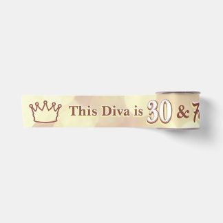 30 and Fabulous Satin Ribbon