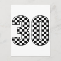 30 auto racing number