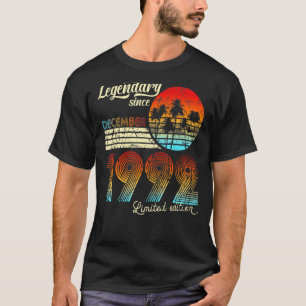 30 Birthday Legendary Since December 1992 T-Shirt