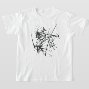 30 Black White Abstract Tribal Tattoo Art T-Shirt