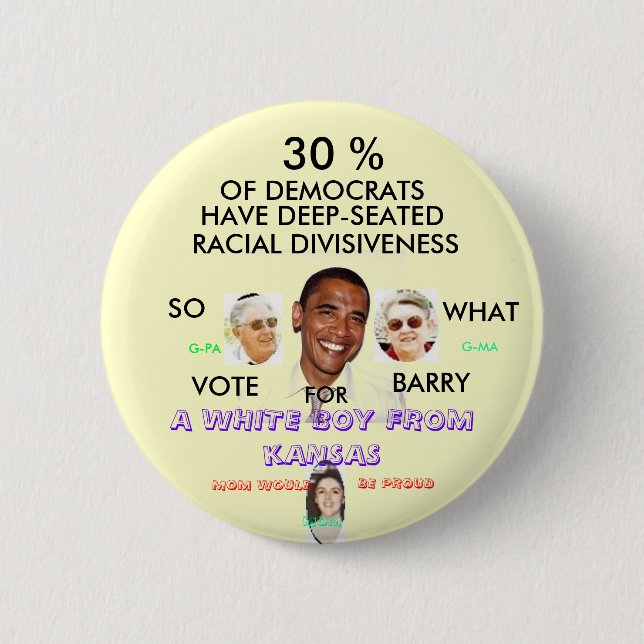 30 % changed speling 2 inch round button (Front)