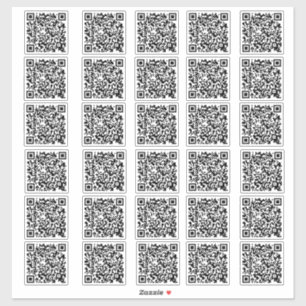 30 Code QR professionnel Autocollants vinyle taill