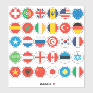 30 Country Flag Design of USA, Germany & More