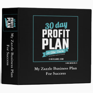 30 Day Profit Plan Advanced Zazzle Course Binder