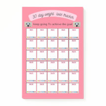 30 Day Weight Loss and Habit Tracker Planner