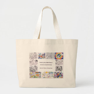 30 Different TeeShirts Large Tote Bag