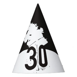 30 for a 30th Birthday Paper Party Hat