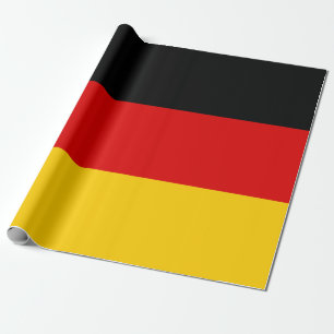30" German Flag Colours Crafts and Decorating Wrapping Paper