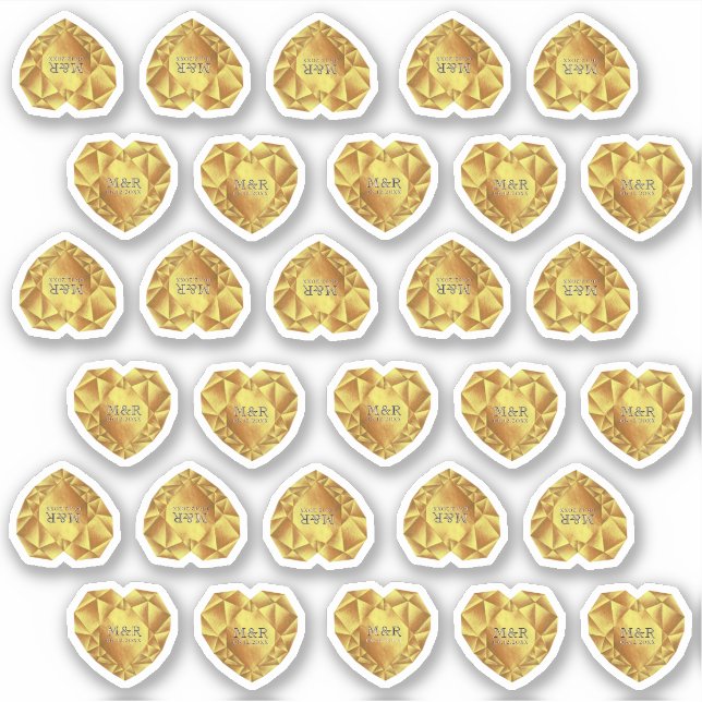  30 Gold Heart Watercolor 50th Wedding Anniversary (Front)
