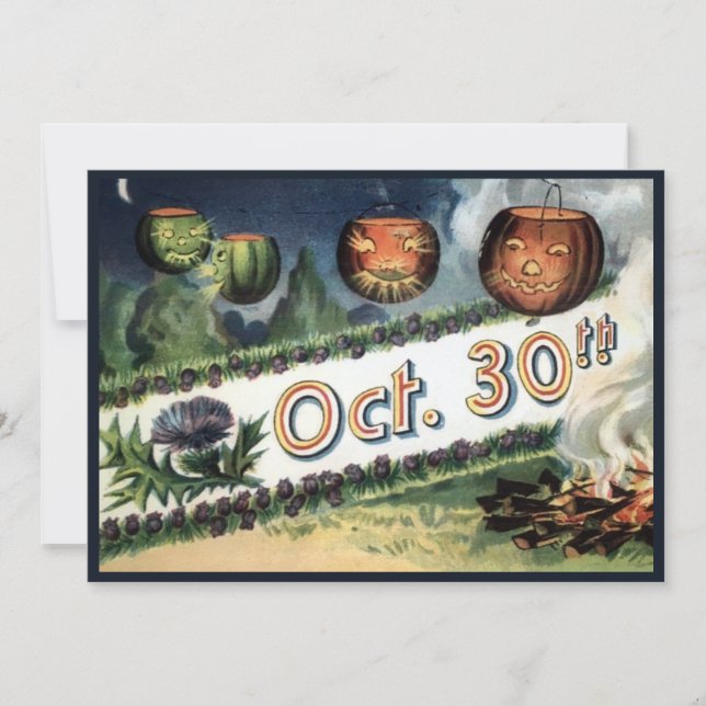 30 octobre Carte de voeux pour l'anniversaire d'Ha (Devant)