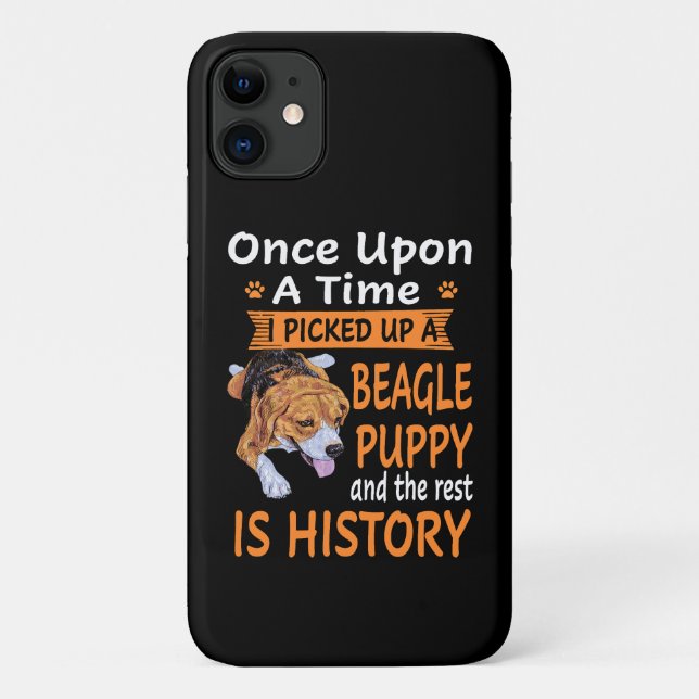 30 One Upon A Time  Beagle Puppy Case-Mate iPhone Case (Back)