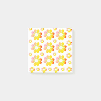 30 Orange Flower Post-it Notes
