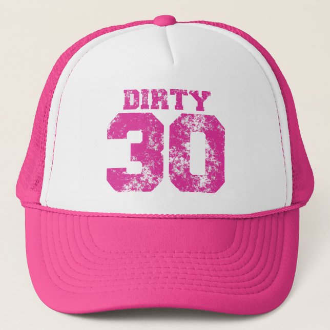 30 SALES casquette rose au néon chaud de (Devant)