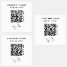 30 Stickers imperméables Entreprise Code QR Ordina