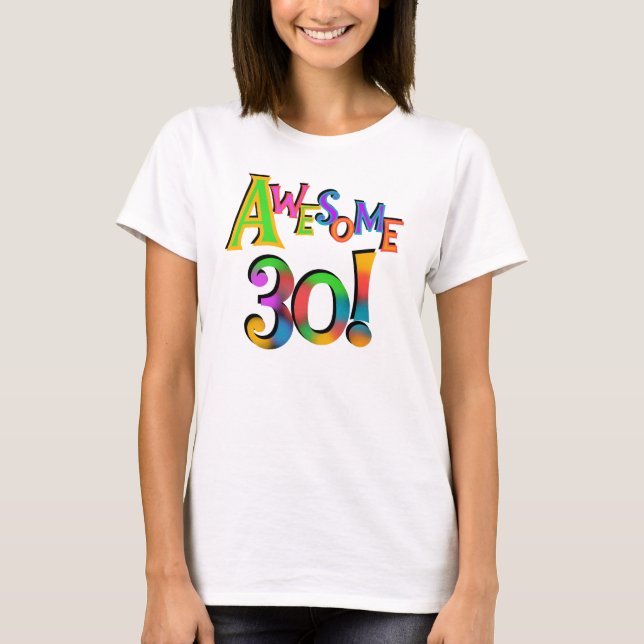 30 T-shirts et cadeaux impressionnants (Devant)