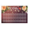 30 Table Burgundy Red Floral Wedding Seating Chart
